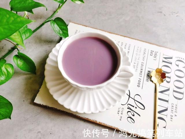 豆浆|家人的早餐我从不马虎,用燕麦和紫薯打成豆浆,好喝又营养
