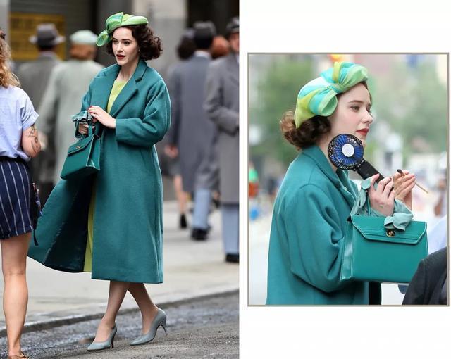 了不起的麦瑟尔夫人，她的大衣有100件吧！复古摩登配色超时髦