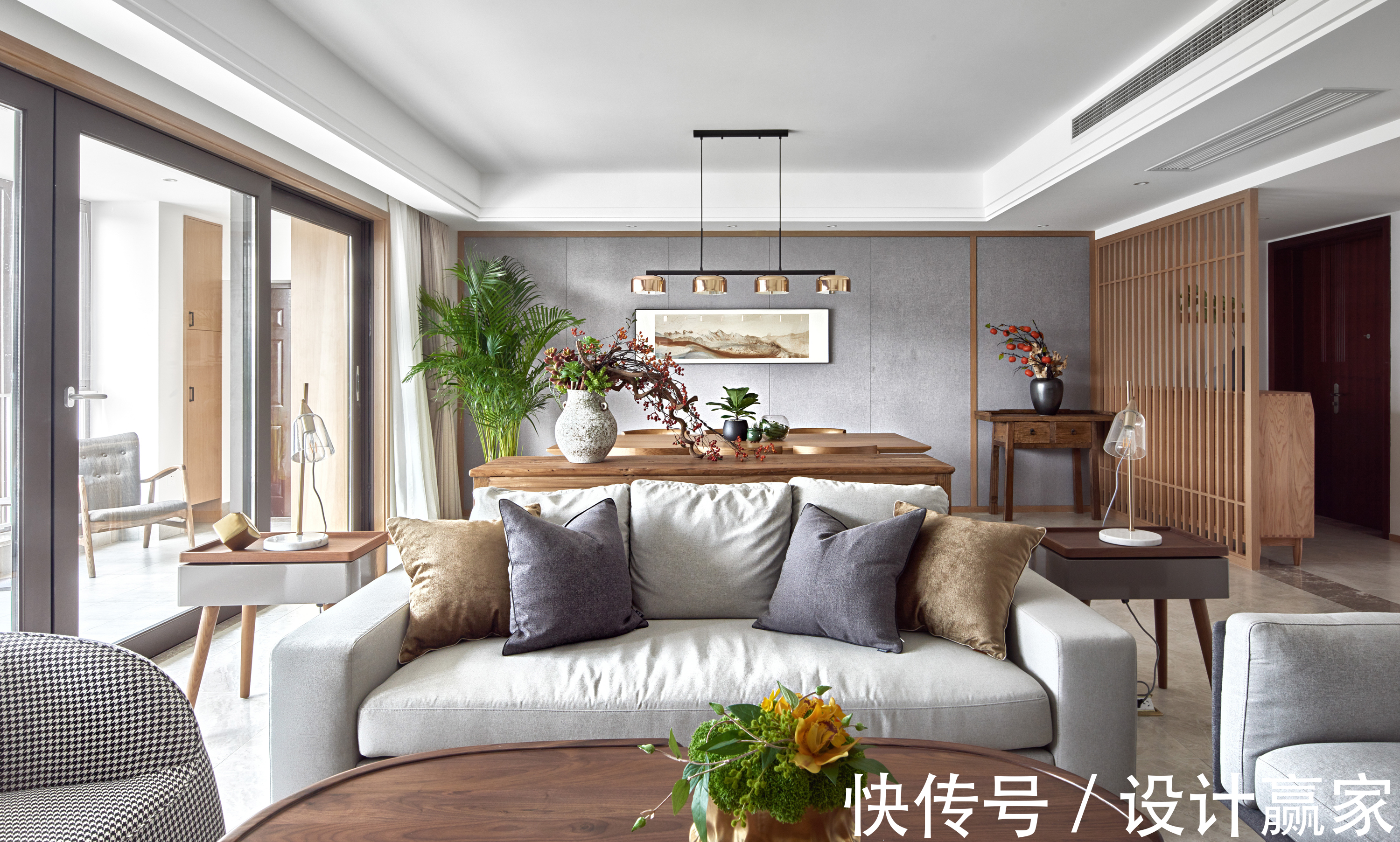 木质|162㎡新中式，现代而高级的家居体验，美得让人心醉