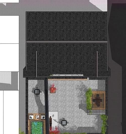 庭院|为了孝敬父母，他拆掉300㎡祖宅，自建中式别墅，效果图太美了