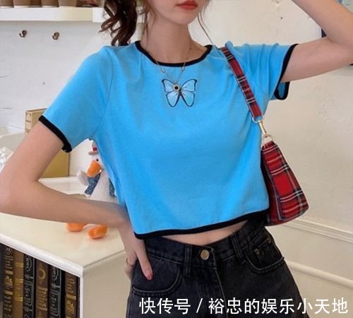 上衣|短款上衣怎么穿好看？学会这些穿搭方式，显高显瘦还显年轻！