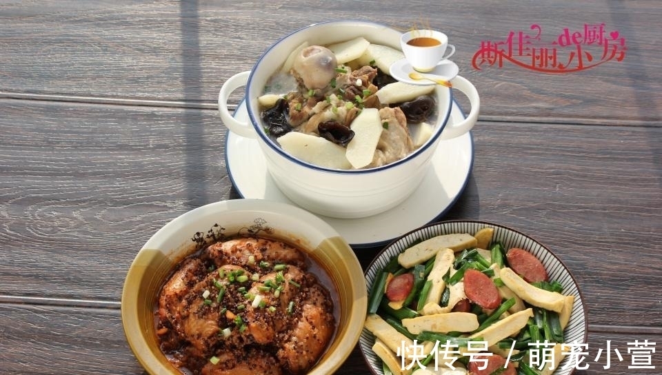 蒜薹|一家三口3道家常菜午餐,简单营养又美味,天天不重样