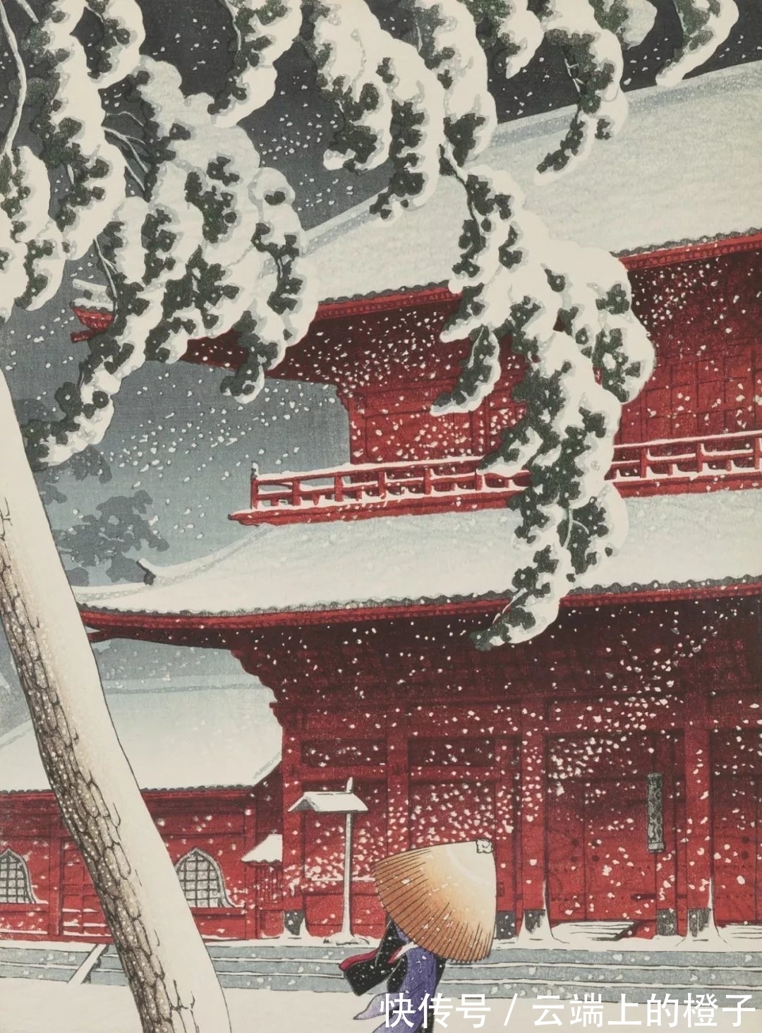 版画$被日本称为旅情诗人的版画家,画风可真唯美,风花雪月好似皆有灵