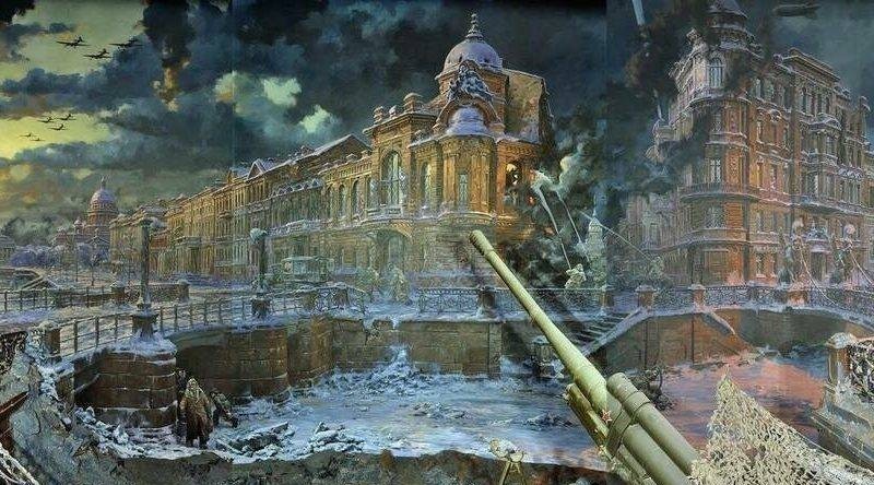 苏联|卫国战争历程如何?8张油画,苏联艺术家告诉你