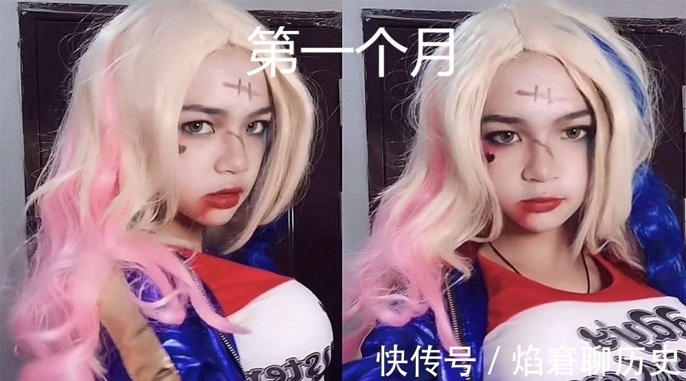 阎魔爱|玩cos的第一天VS一个月VS一年,青涩到成熟,网友:爱了!