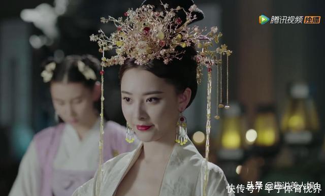 独孤伽罗|现在古装女的发型简单到一顶发冠就解决了,看看过去的发型多精致