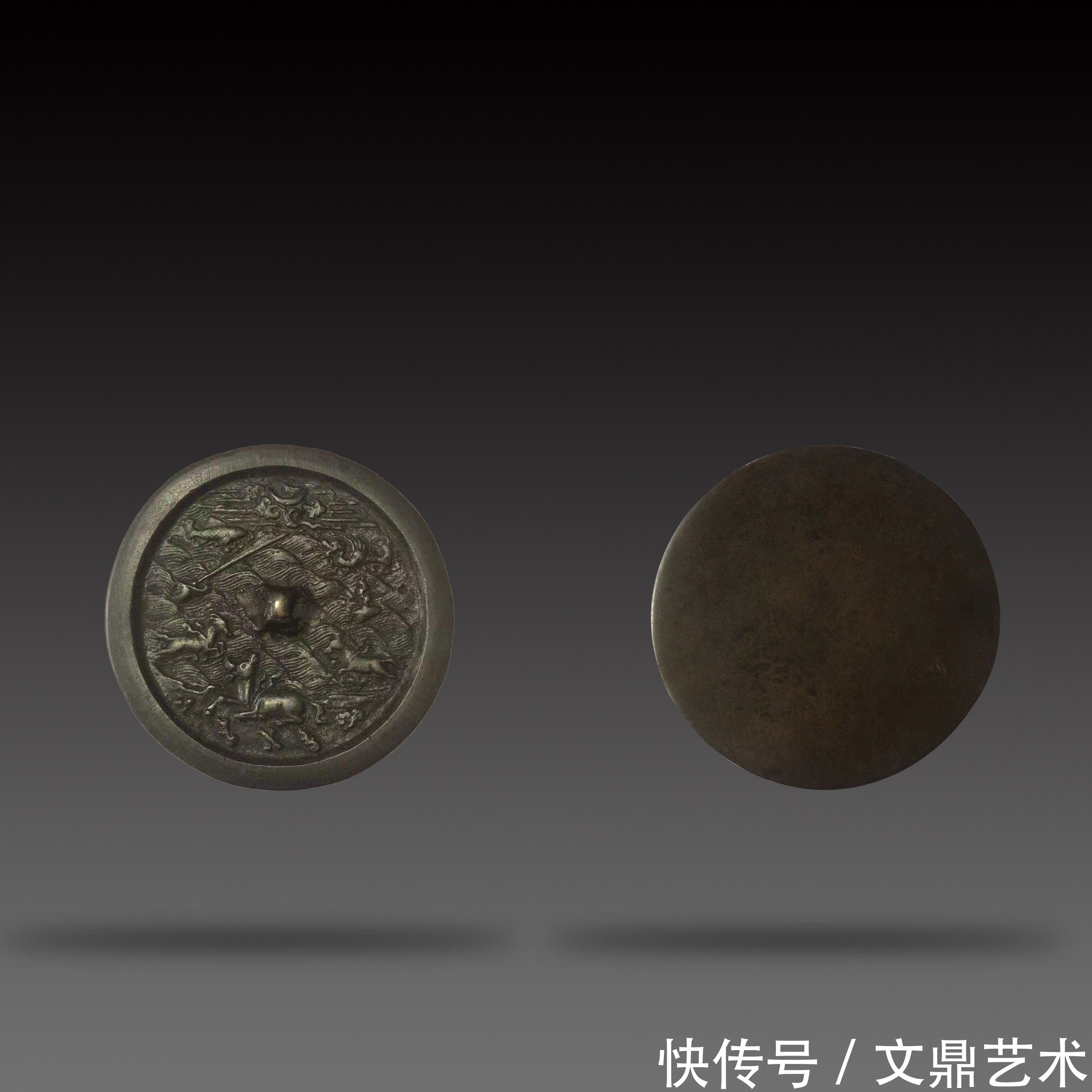 古铜镜海兽纹铜镜