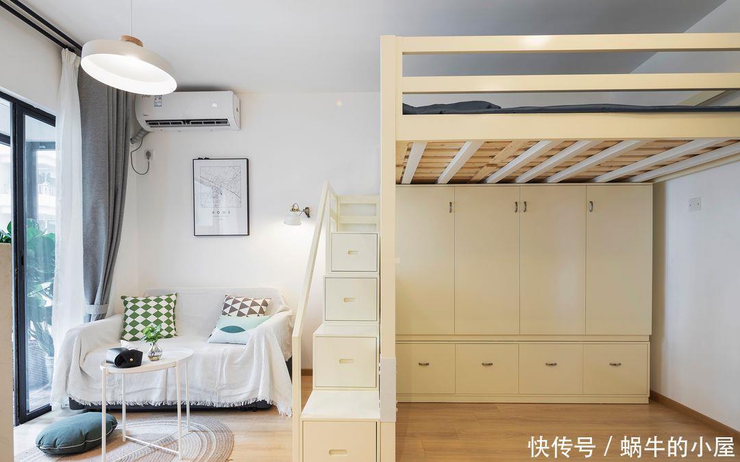 餐厨区|她的24㎡奇葩户型公寓,功能全收纳足,一人住生活也要优雅体面!