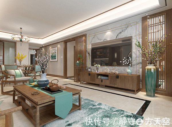 中式|走进她家,被入户的景象所惊艳到了,功能休闲还十分美观,有品位