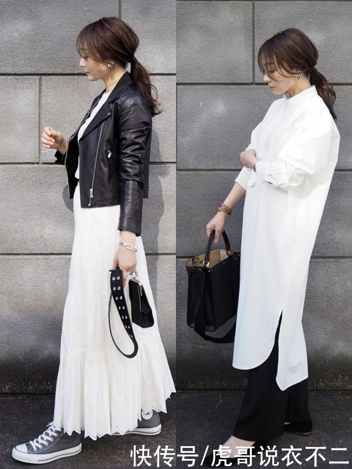 40岁女人穿衣要做减法，日本素人博主私服示范，每套都简约优雅