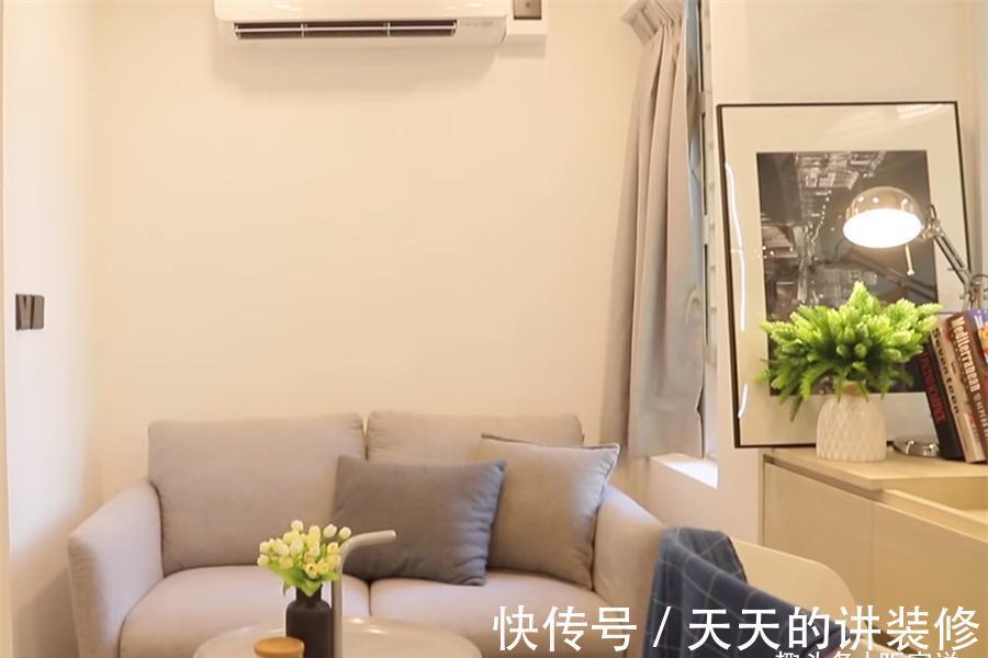 客厅|姑娘独居26㎡小家,一室一厅的蜗居,藏下了太多收纳空间