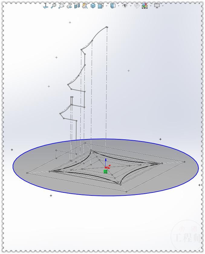 曲面扫描|用SolidWorks画一座古楼，其实一个扫描就能完成