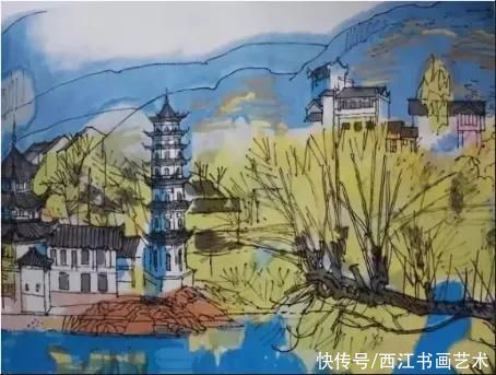 管你正不正宗，我就喜欢浓墨重彩：黄永玉的山水画