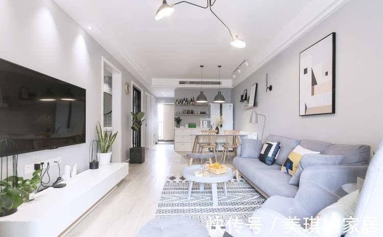 房屋|90后小夫妻的新家，简简单单又舒适，巧用莫兰迪色系让空间更干净