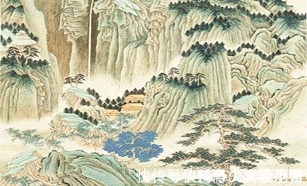 郎士元$“青山霁后云犹在，画出西南四五峰”，郎士元入寺观山，顿悟人生