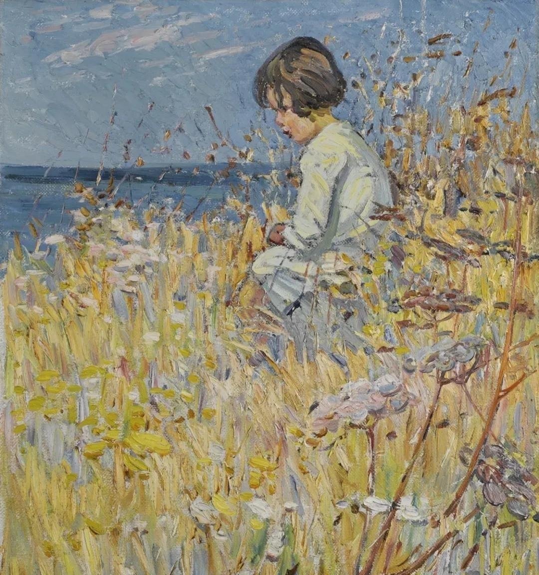 多萝西娅#20世纪英国最伟大的女画家之一多萝西娅·夏普油画作品欣赏