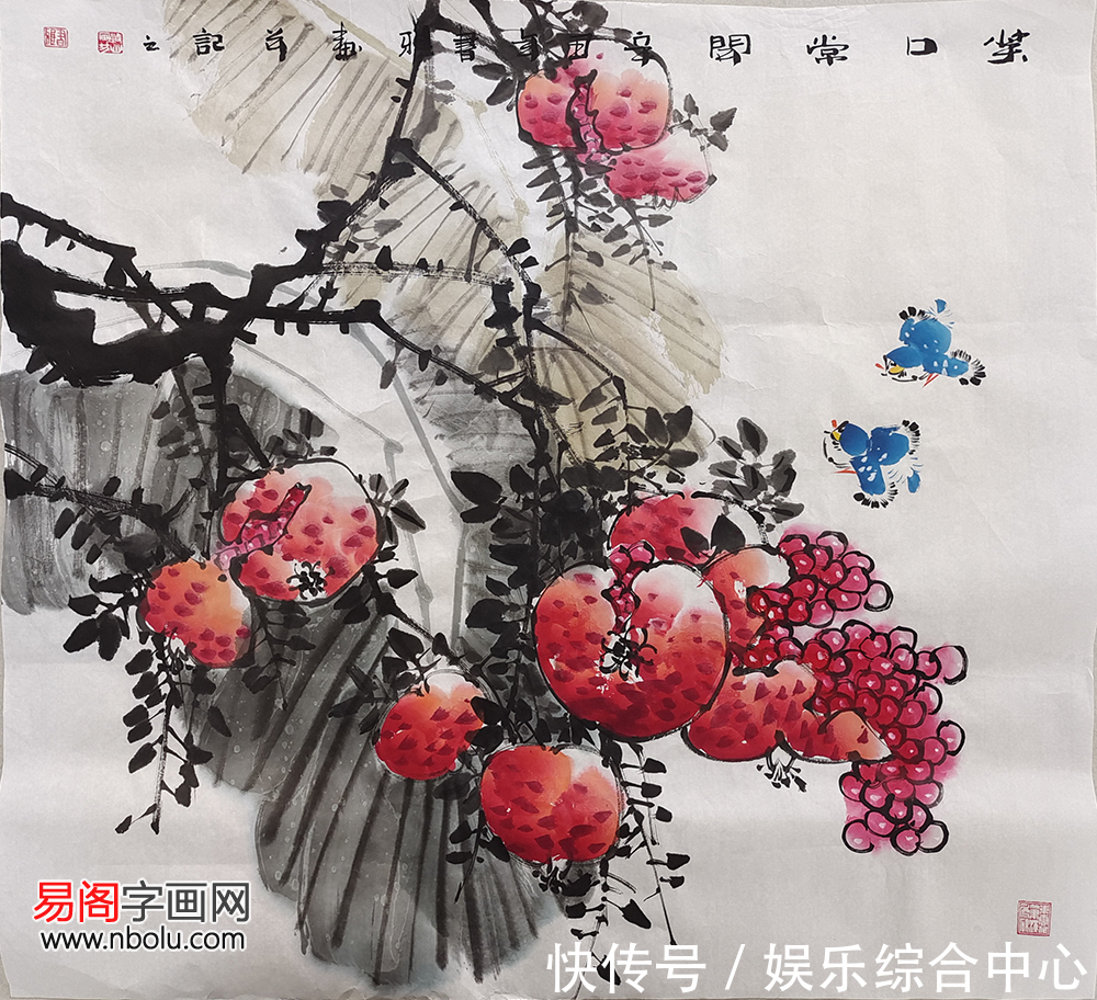 写意花鸟#陈书雅写意花鸟,清新秀丽,赏心悦目