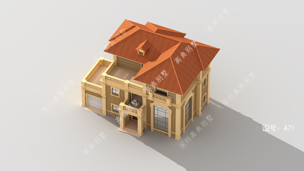 户型|经济实用的欧式别墅户型,精致而美丽,是自建房的首选