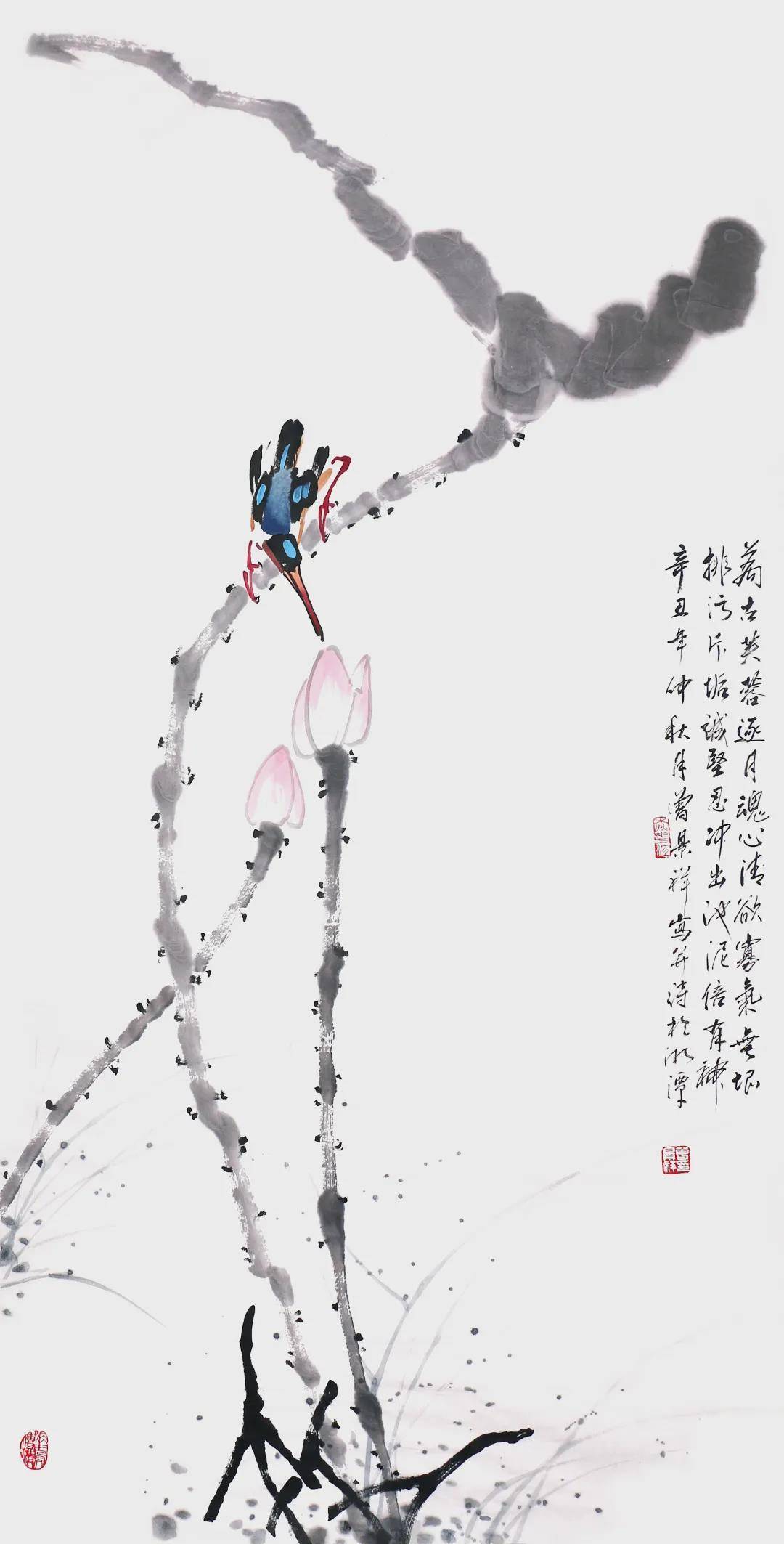 湘潭师范学院!翰墨丹青展风采——画家曾景祥花鸟画作品欣赏