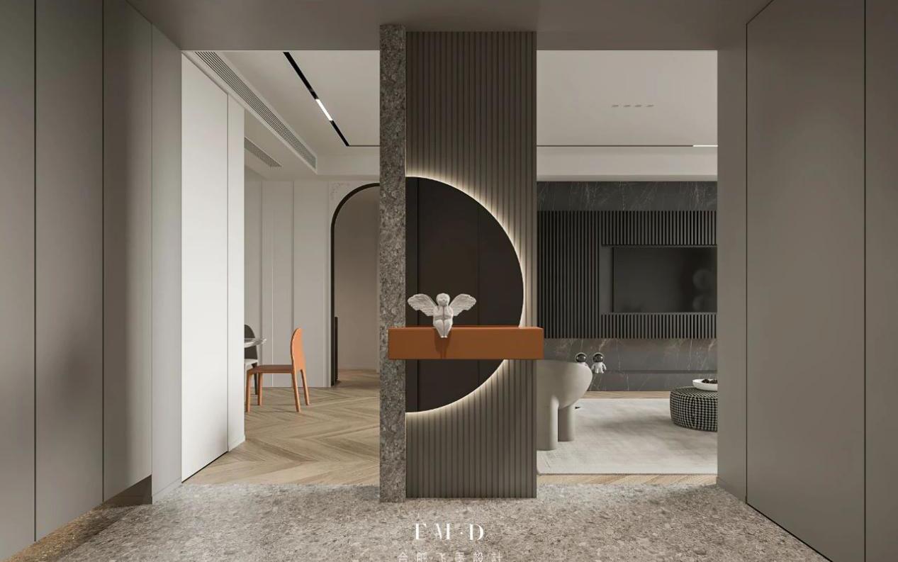 住宅|120㎡毛坯房硬装完工,是改善型住宅标杆,三代同堂一起居住刚好