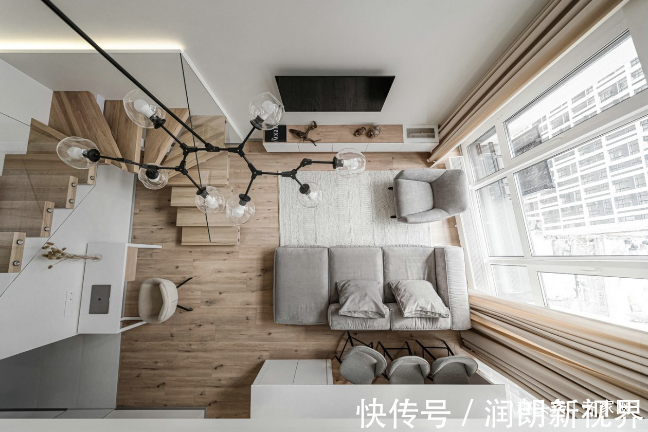 暴力感|极简LOFT公寓,以一种简单的姿态展露头角,还原人性纯粹的居住