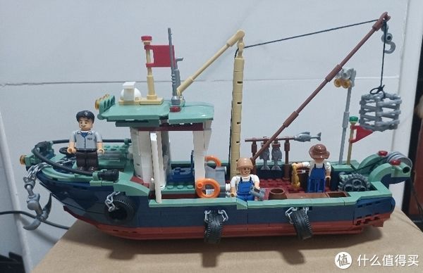 积木|国产积木分享:捕鱼达人-昌盛号帆船积木模型