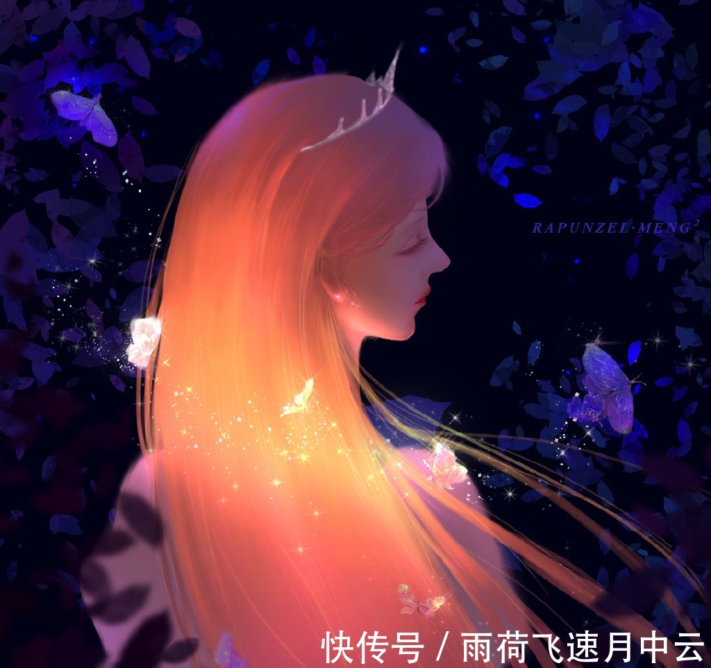 贝儿公主|国内画师笔下的迪士尼公主，谁是颜值第一高如此梦幻、真是难选