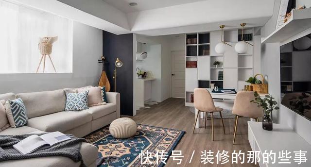 六角砖|65㎡老破小爆改三室+小书房，老破小完美逆袭