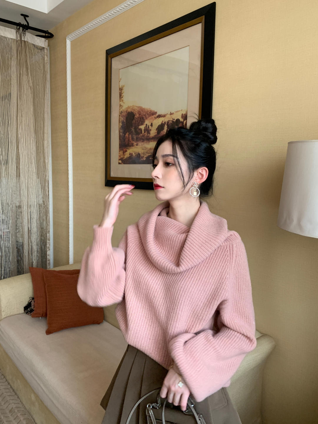 针织衫|今年秋天最流行“韩系学姐风”,掌握几类实用技巧,让你轻松展现熟女气质