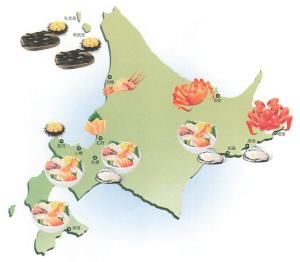 北海道的海鲜地图 快资讯