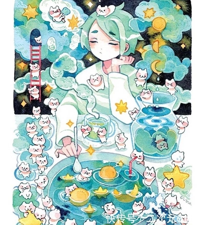 bitamin!每日插画 8年,从画渣到大神,不努力你永远不知道自己有多优秀