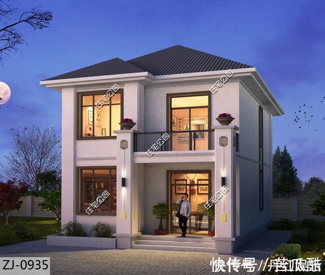 参考造价|精选5套占地100多平的农村户型图,第3套尤其适合东北地区自建