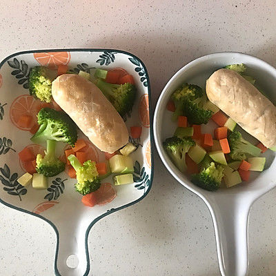 鲜蛋|低卡杂蔬鸡肉肠烘蛋