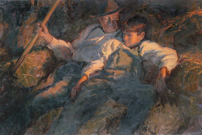 丹尼尔·夫·捷哈兹&美国艺术家丹尼尔·夫·捷哈兹油画中令人怦然心动的美人