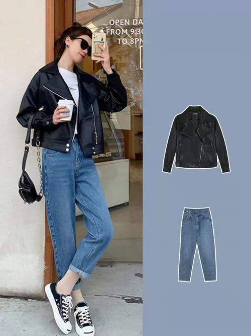 春季穿搭就要与众不同，多加1件外套，温度风度两不耽误