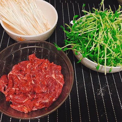金针菇|水煮牛肉片