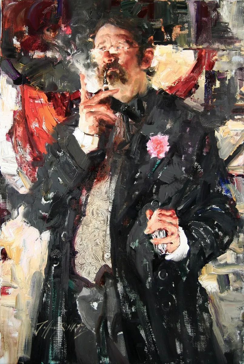 jeffrey|他的油画笔触粗犷又细腻,透着一种不可言说的美