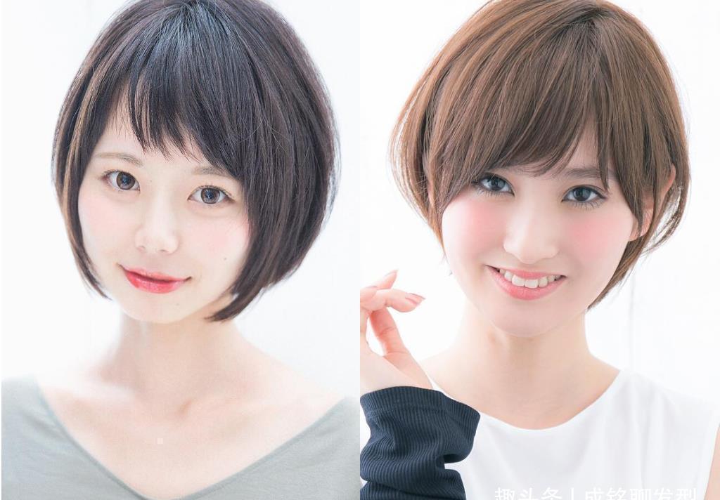 发际线 “圆脸”和“国字脸”女生适合什么发型?三个细节证明,短发最好