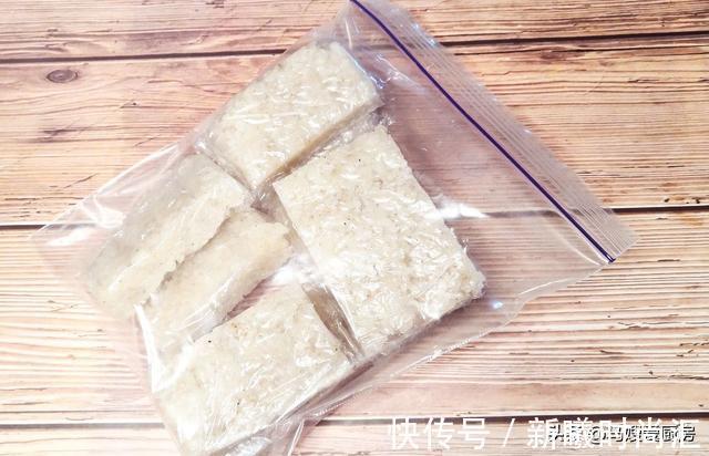 糯米糍粑|想吃糯米糍粑不用买，用一斤糯米做了10多块，随吃随煎真方便