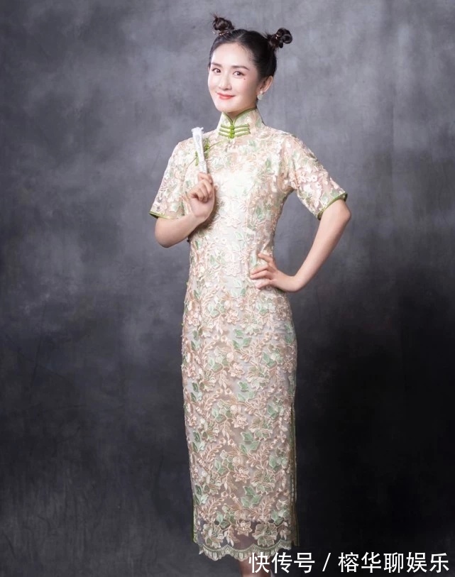 旗袍|谢娜自认腰粗不适合穿旗袍,被造型师强制要求后,一秒变漫画腰!