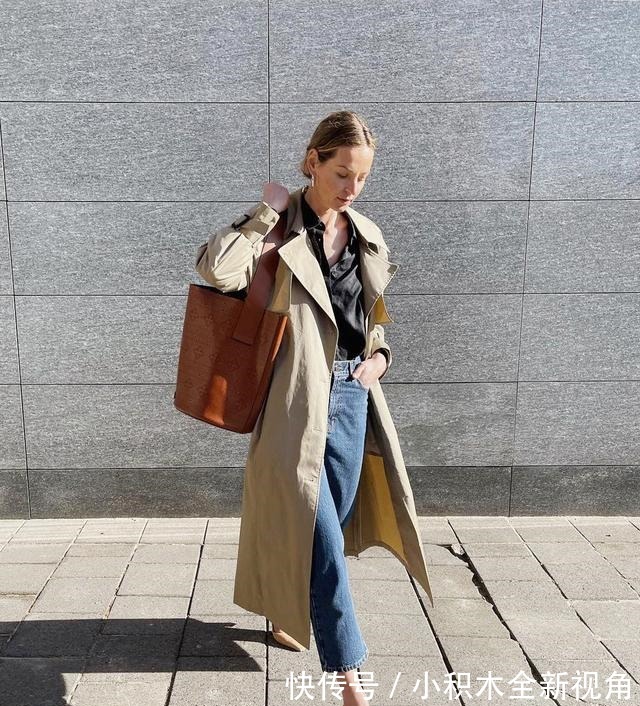 撞衫 风衣+阔腿裤=永不过时的气质精,时髦又高级!