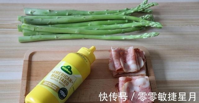 美味|芥末培根卷芦笋,营养充足,美味健康!