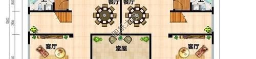 双拼|双拼二层别墅设计图,独立入户门进出,家有兄弟这样建房挺好