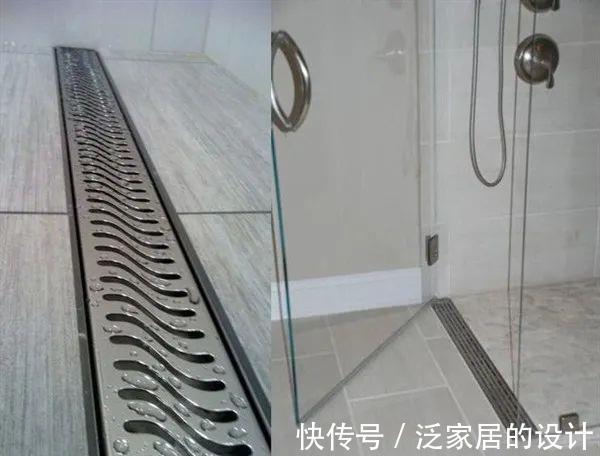 安装|很好奇：卫生间装长条地漏，为什么师傅要装在淋浴房门边？