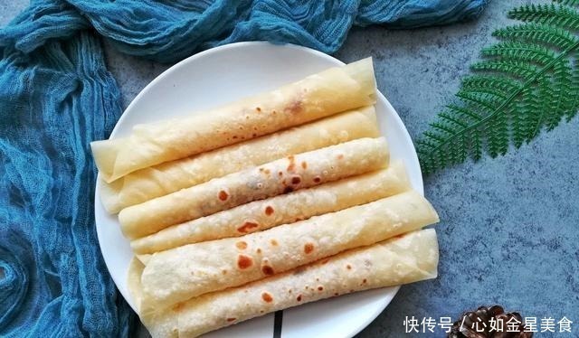 面团|这样做的春饼，皮薄如纸还不容易破，一招搞定，家里人都夸厉害
