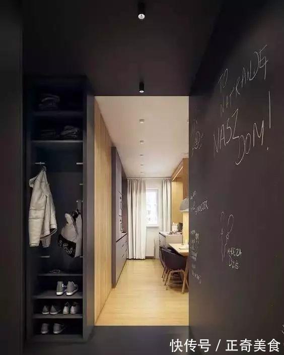 居家服|玄关空间够大,可以做个衣帽间,换鞋子换衣服都方便