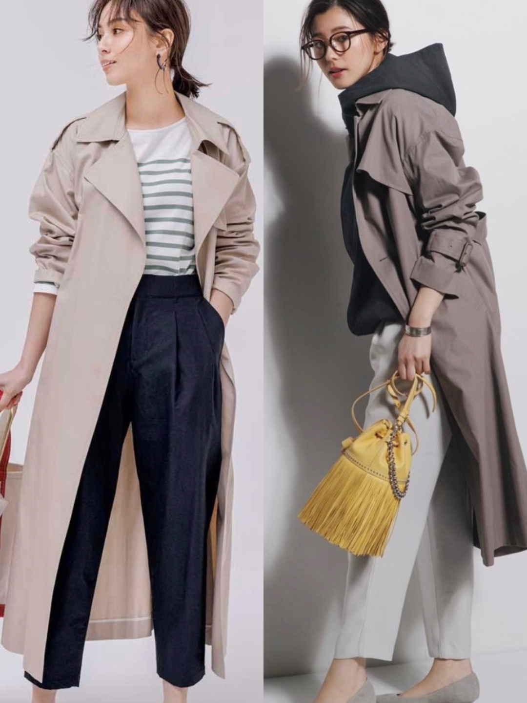 衬衫 早秋季节,“风衣的高级穿法”是这样的,搭配衬衫利落又有气场