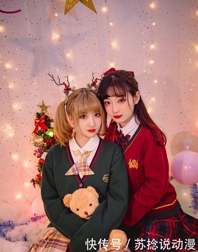 JK少女:平安夜里的颂歌,传递着欢快的旋律