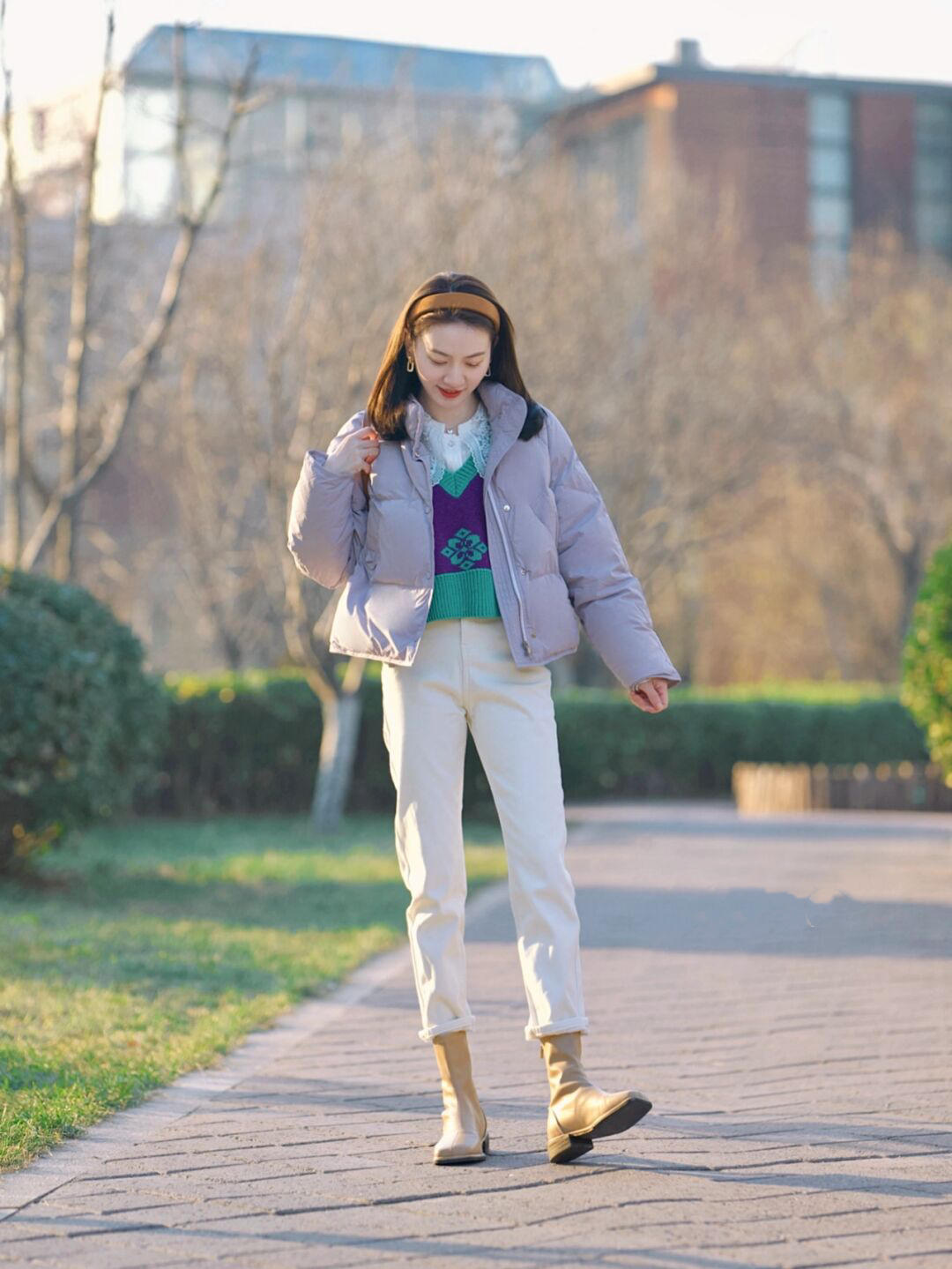 颜色 女人会穿才会更美，达人都喜欢这4款实用羽绒服，值得借鉴