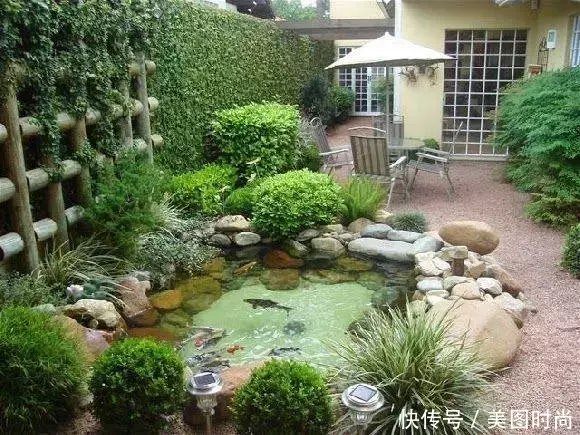 13个适合自己diy的 庭院鱼池 网友 回家立马开挖 快资讯